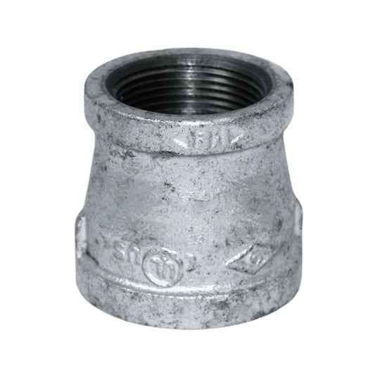 Galvanized Reducer Bushing | Bell Type Reducing Coupling | 1-1/2" x 1-1/4"