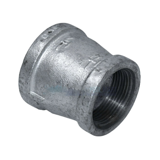 Galvanized Reducer Bushing | Bell Type Reducing Coupling | 1-1/2" x 1-1/4"