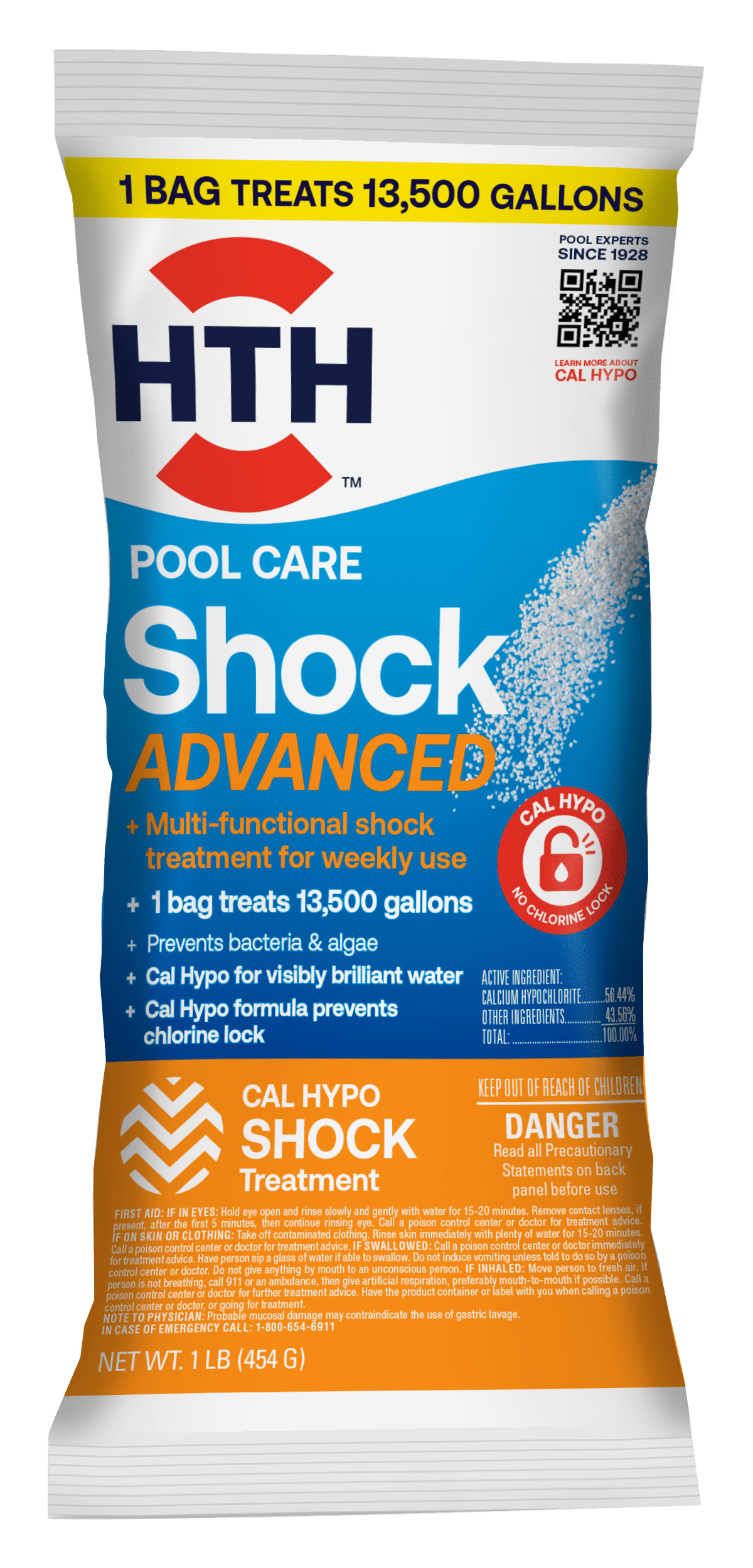HTH Pool Care Advanced Shock Granules 1 lb 52035