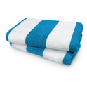 FatTowels Cobana Stripe Velour Beach Towel 35x60 FTCBS-RB