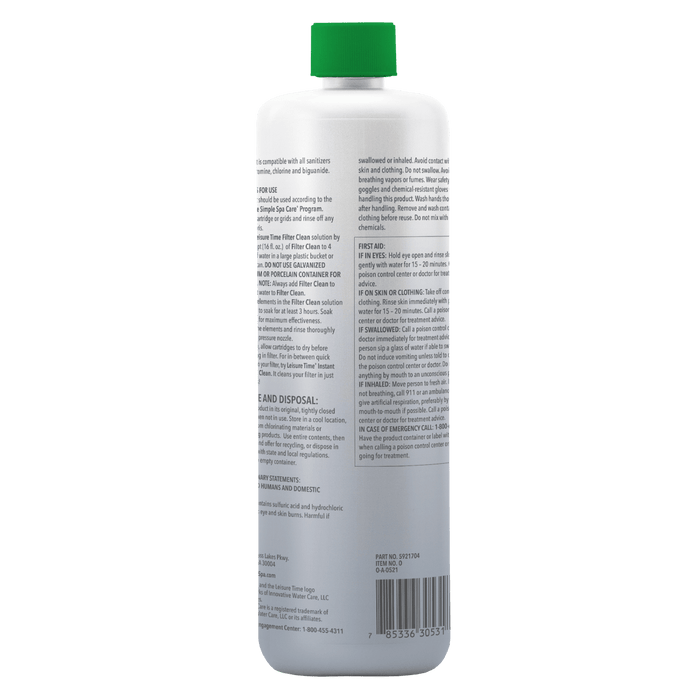 Leisure Time Filter Clean | 32 oz. | O-LT