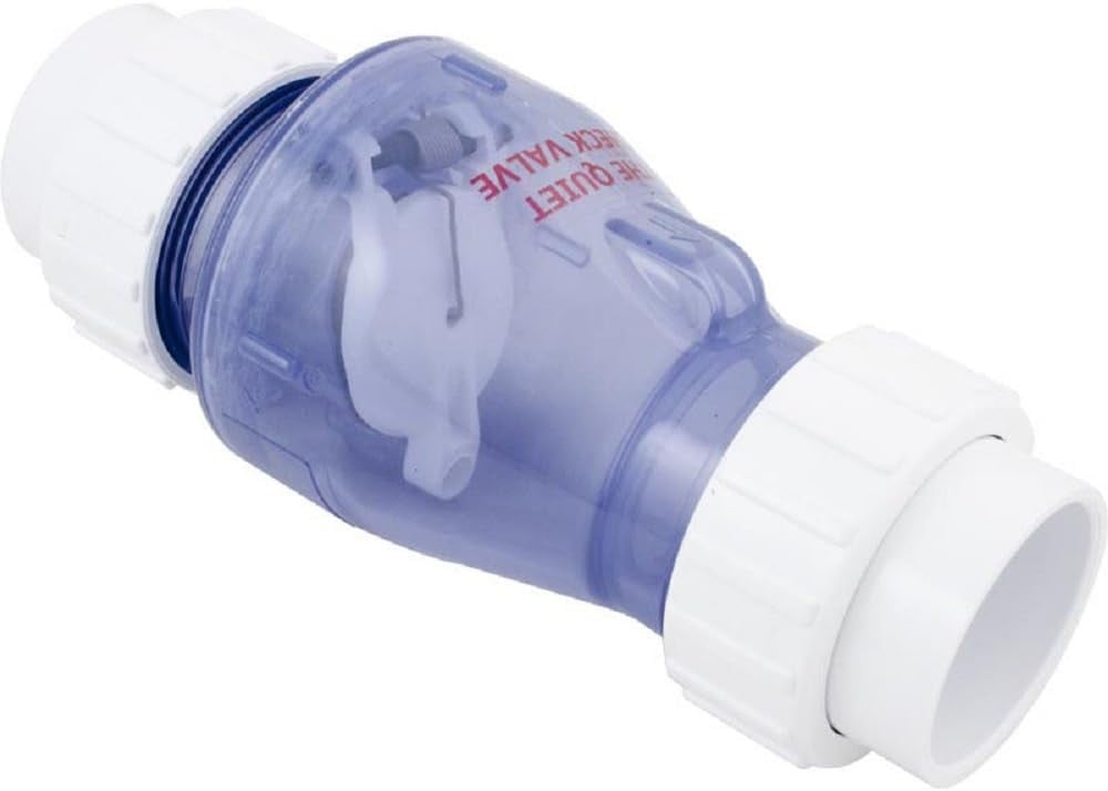 Magic Plastics 2" Clear Union Swing Spring Check Valve 0823-20C