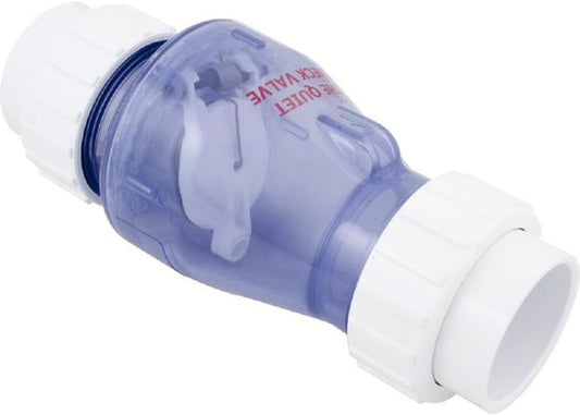 Magic Plastics 2" Clear Union Swing Spring Check Valve 0823-20C