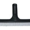 A&B Heavy-Duty Curved Pool Wall Brush 3015 18 Inch Black Nylon