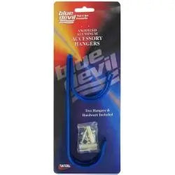 Valterra Blue Devil Aluminum 2-Hook Pool Pole Hanger B8030C Mounted