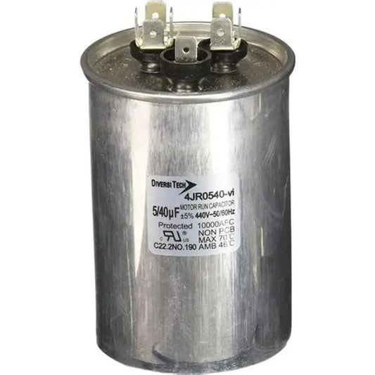 DiversiTech 50uF Motor Run Capacitor 37500R