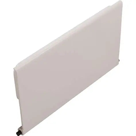 AquaStar White Weir Plate with Clips for FlowStar Skimmers SKWD101 - Front View
