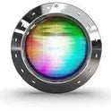 Jandy Infinite WaterColors IWCP50W100 LED Pool Light Installed View