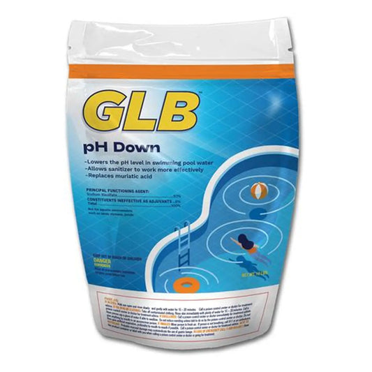 GLB pH Down Balancer 10 lbs 71253A Label Detail