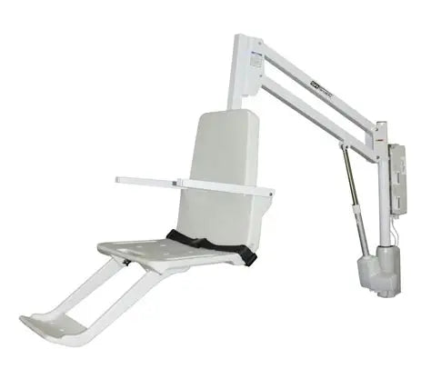 S.R. Smith aXs2 310-0000N ADA-compliant pool lift installed at poolside