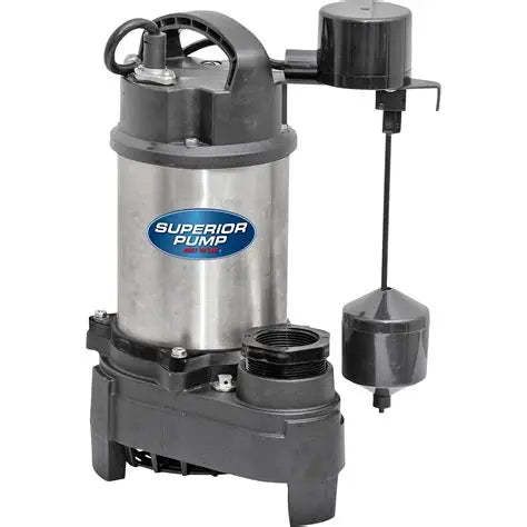 Superior Pump 1 HP Submersible Sump Pump 92159 5160 GPH