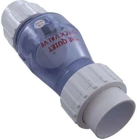 Magic Plastics 1.5" Clear Union Swing Spring Check Valve 0823-15C