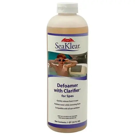 SeaKlear Spa Defoamer with Clarifier 90410SKR Back Label