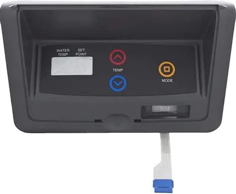 Raypak Control Bezel with Switch Decal 009491F Before 5/2011 - Detail View