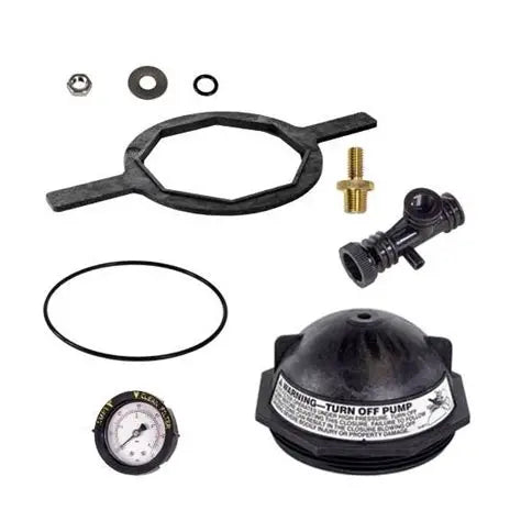 Pentair 154641 six-inch buttress thread closure replacement kit installed view