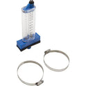 Rola-Chem Top Mount Flowmeter 570351T for 2 Inch PVC - Front View