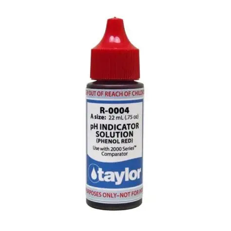 Taylor Technologies pH Indicator Solution Phenol Red 0.75 Oz R-0004-A
