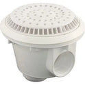 Waterway Anti-Vortex Concrete Pool Main Drain 640-2520V White 8 Inch Detail View