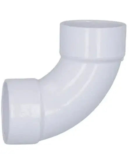 Waterway 411-9130 sweep elbow pool fitting close-up of slip connections