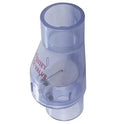 Magic Plastics 1-Inch Clear Slip x Slip Check Valve 0821-10C