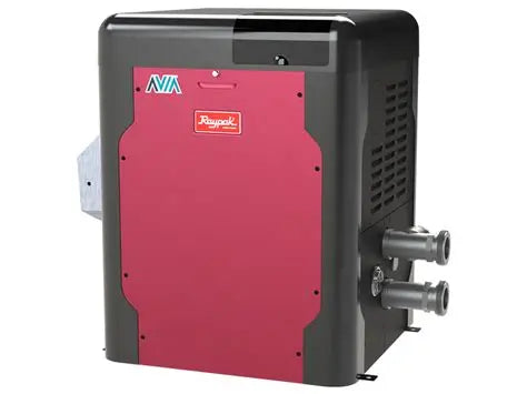 Raypak Avia HD 404 018045 low NOx pool and spa heater with NiTek front view