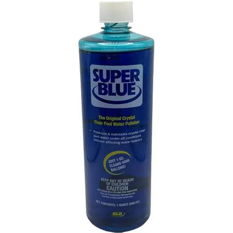 GLB Super Blue Pool Water Clarifier 8 oz 71201 Front