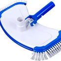 Pooline Large ABS Pool Vacuum Head with Side Brushes White 11108