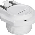 Swimables W400BWHP white 1.5-inch MPT vac lock safety wall fitting