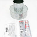 Pentair 77707-0077 Metal Flue Collar 4x8 Inch for MasterTemp Max-E-Therm Heaters