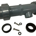 Raypak CPVC Outlet Adapter 015883F 2-Inch for 206-408 Heaters - Front View