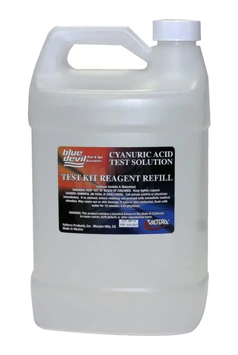 Valterra Blue Devil Cyanuric Acid Test Reagent 128 Oz B7519 Front