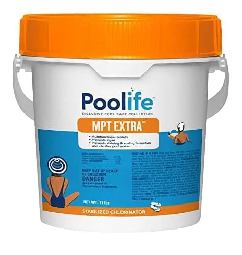 Poolife MPT Extra Chlorinating Tablets 42121 11 lbs Container