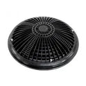 Waterway Tru Flo Round Drain Cover and Frame 640-1901V 10 Inch Black