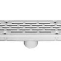 AquaStar 32CDFL101 channel drain grate and sump assembly detail