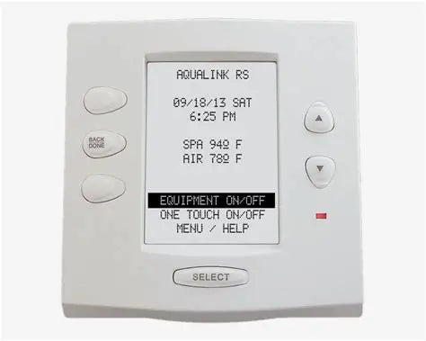 Jandy AquaLink RS OneTouch Indoor Control Panel White 7953