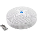 AquaStar Suction Outlet Drain Cover 6HPHA101 White 6 Inch Detail View