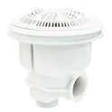 Waterway 8-Inch White Anti-Vortex Main Drain for Concrete Pools 640-2520V