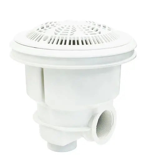 Waterway 8-Inch White Anti-Vortex Main Drain for Concrete Pools 640-2520V