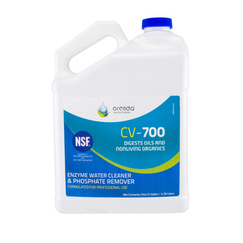 Orenda CV-700 Pool Enzyme Cleaner and Phosphate Remover 32 oz ORE-50-220 Side View