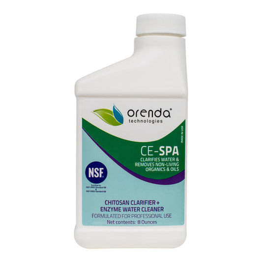 Orenda CE-SPA Chitosan Clarifier + Enzyme Water Cleaner | Spa Clarifier | 8oz. | ORE-50-146
