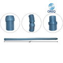 OREQ Sectional Connector Hose For Automatic Pool Cleaner Vacuum | Blue | 4' Ft | APC204B