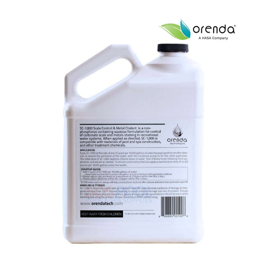 Orenda SC-1000 Pool Scale and Metal Control Solution | 1 GAL | ORE-50-104