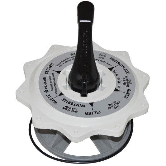 Pentair 270067 2-inch top valve assembly for HiFlow multiport valves