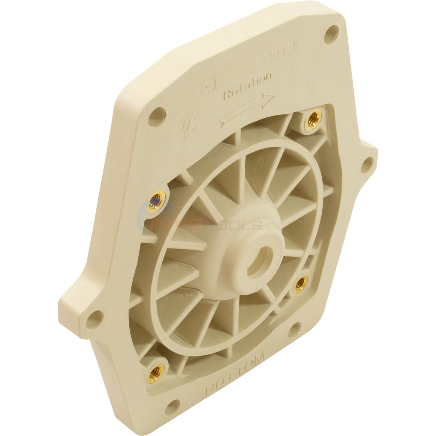Pentair WhisperFlo IntelliFlo Pool Pump Seal Plate 074564 Front View