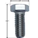 Pentair Seal Plate Short Bolt 070429 3/8-16 x 1-1/8 Diagram