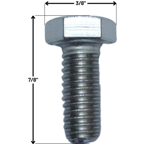 Pentair Short Bolt for IntellFlo WhisperFlo and Sta-Rite SuperMax Seal Plate | 3/8-16 x 1-1/8" | 070429