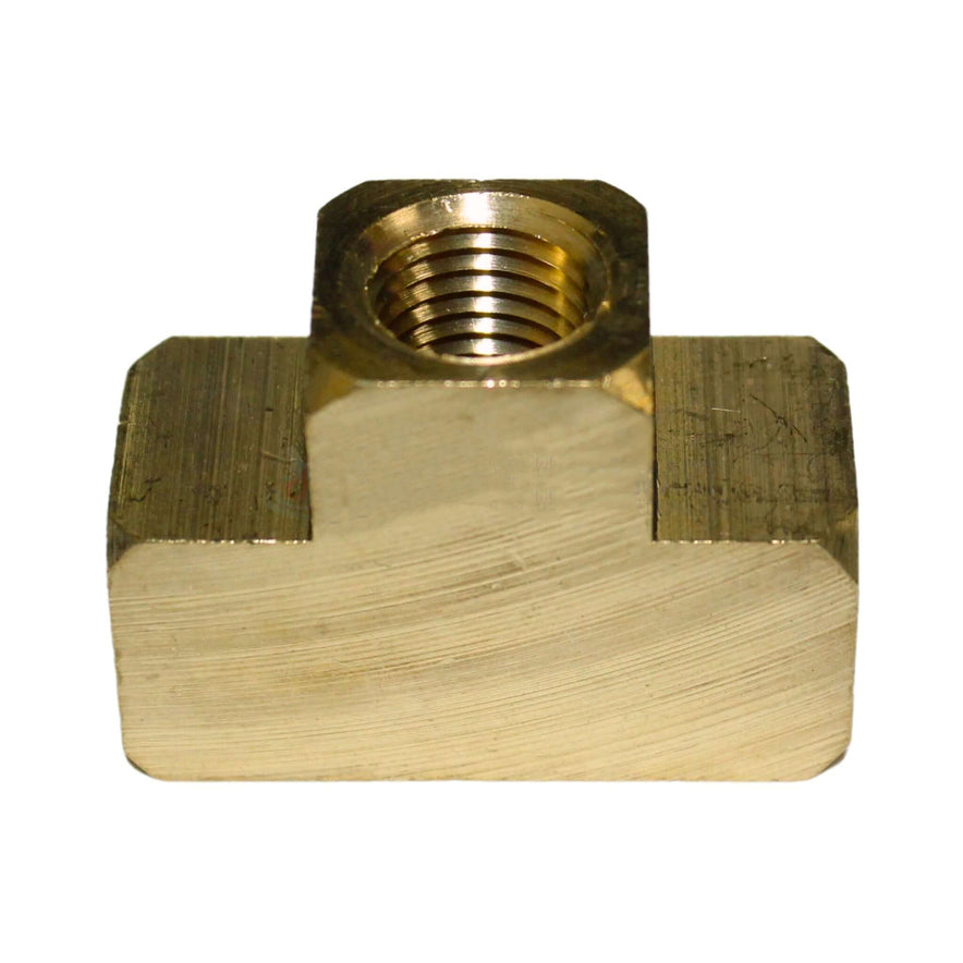 Pentair 71982 Brass Tee 1/4 Inch for Purex SMBW Filters - Angle View