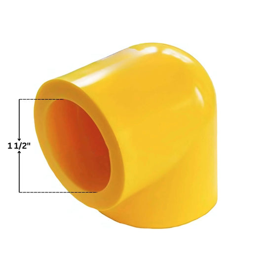 Poly Socket Fusion 90 Degree Elbow Fitting | 1.5"