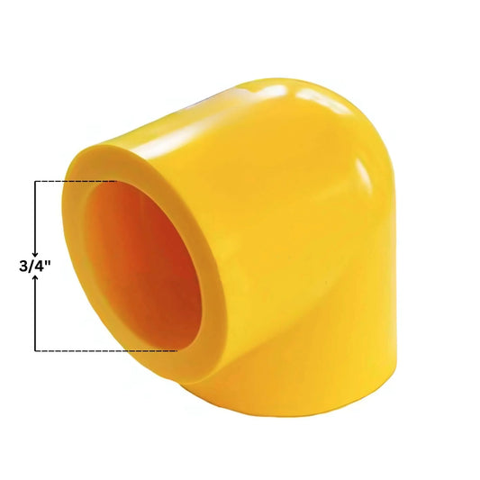 Poly Socket Fusion 90 Degree Elbow Fitting | 3/4"
