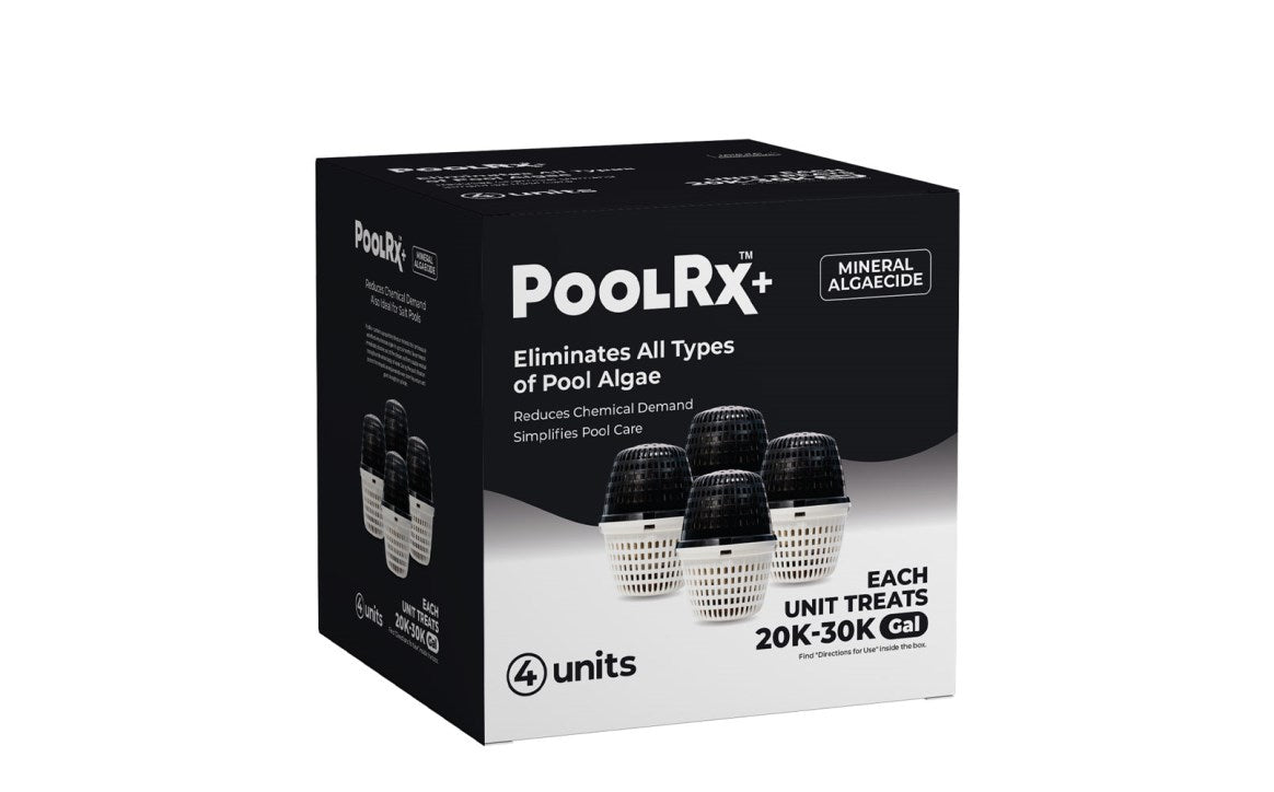 PoolRx Black Unit Algaecide and Mineral Purifier 331067 4-Pack